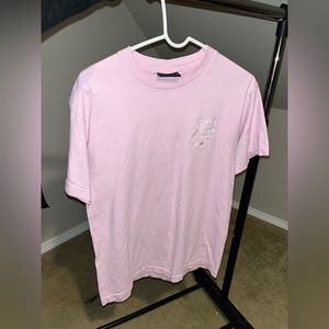 The Hundreds Pink & White Embroidered B*mb T-Shirt